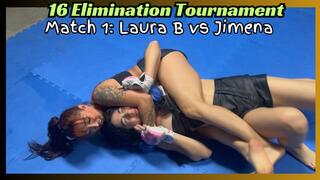 Match 1: Jimena vs Laura B - 16 Person Elimination Tournament