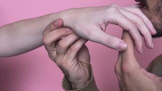 HD Perfect Female Hand Gets Bitten, Kissed, Sucked, & Worshiped