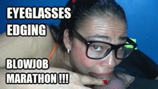 EYE GLASSES BLOWJOB 250126BA3 SARAI EDGING MARATHON BLOWJOB MANY TRICKS WHILE SUCKING COCK + FREE SURPRISE SHOW