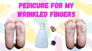 Pedicure for my wrinkled soles
