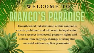 Temptress Mango Sits on Hoodman's Face