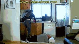 Our brutal 18 YO Goddess Miss Alice brutal Nike's trampling ( BRUTAL VIDEO )