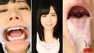 Tongue Observation & Saliva Fetishism with Ena YUZURIHA