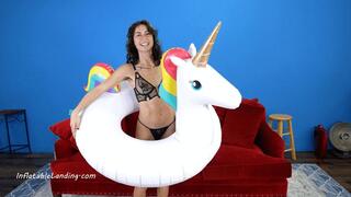 Jessie B Inflates Unicorn by Mouth HD (1920x1080)