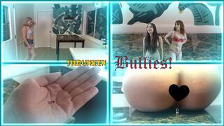 Shrunken Bullies! Nude giantess and vore Special FX with Jacquelyn Velvets, Sage Pillar, Kat VanWylder, and Bliss Dulce in 4K