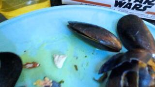 Giantess - Giantess Full from tiny human and Giant clam feast, femdom, mind fuck, stomach growling 1080