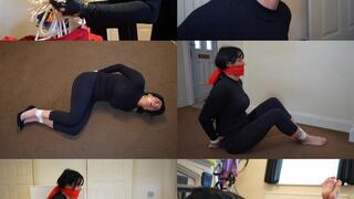 She got too close, Raven lee double crossed by partner, bound gagged and taken away (wmv)
