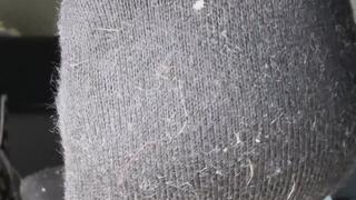 Kneel down and clean my leather boots