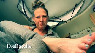 Soaking Feet In Sole Peeling Socks