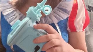 hard poping inflatable whale