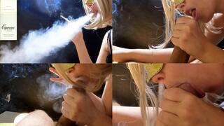 Cigaronne White 120s smoking BJ