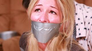 High Maintenance Housewife Amanda is a Tightly Taped, Gagged & Groped Victim of a: Jilted Co-Worker! RE EDIT 2025