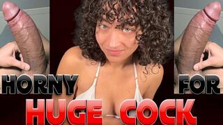 Horny For Huge Cock - GAY JOI, ENCOURAGED BI by Goddess Ada