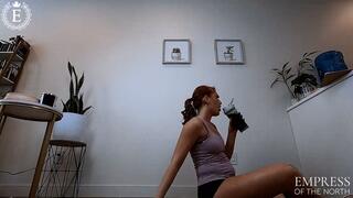 Personal Trainer Fail - POV with Out-of-Shape Plump Empress