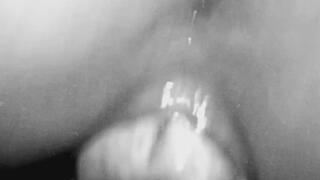 Wrecking her wet pussy and guts with this long thick dick