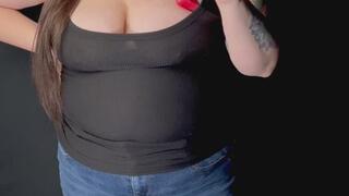 Can you keep a secret ? Bitchy topless smoking JOI