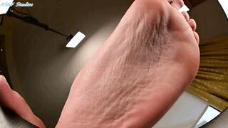 GIANTESS TERROR! Huge monstrous big sole crush! PoV- MP4