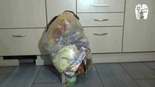 Trash bag crushing 54