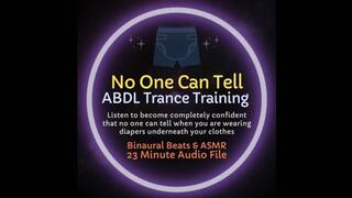 No One Can Tell ABDL Diaper Trance Training ASMR