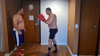 Unstoppable Revenge: Punchbagplz vs Heavyhitterboxer - The Hotel Room Battle