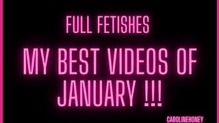 My videos of the month of January ????