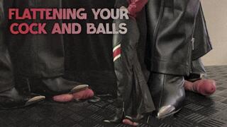Flattening Your Cock and Balls with my Metal High Heels (Edited Version) - TamyStarly - Cock Balls Crush Trample, Shoejob, CBT, Trampling, Bootjob, Stomping