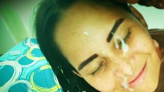 TITTIES SO CUTE! CUM COVERED FACE