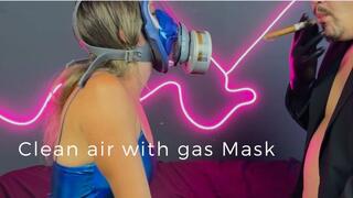 Clean air with Gas Mask