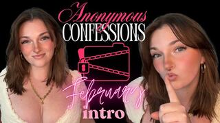 Anonymous Confessions February Intro - Public Exposure Homewrecker Blackmail Humiliation Game