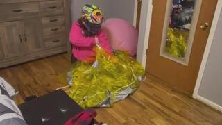 Shredding my popped islands and deflating beach ball