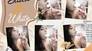 Custom - Black is for White - No Audio - Smoking Two Marlboro White - Big Snaps ` Double Snaps ` Some Triple Snaps