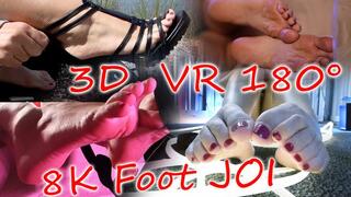 Ultra4K Foot Worship JOI 3D VR 180°