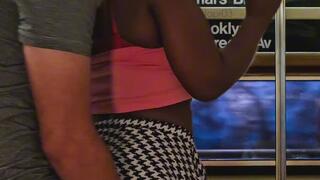 Bigass latina FUCKED on Train