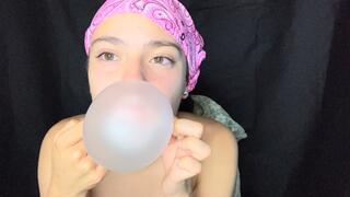 Barely legal topless bubble gum