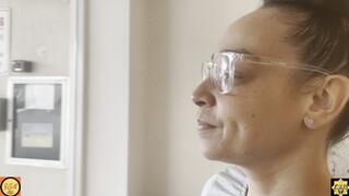 Cougar Apartment Manager Footjob & worship - starring yung Fj & Latina Solez