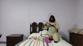 Belly becomes shiny from being overstretched