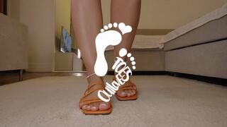 Sandals and soles play