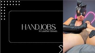handjobs in leather glove cum in gloves