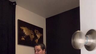 Your Fat Neighbor Catches You Spying On Her Stuffing Her Face With Pizza