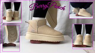 Ugg Boot Cock Trampling - She Was Viciously Trampling On The Sperm - Cockbox - Cock Crush - Shoejob - Bootjob - Foot Fetish - CBT - 1080HD