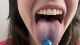 Tongue Fetish Lollipop Licking