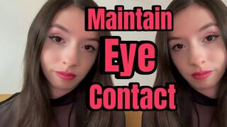 Maintain Eye Contact WMV
