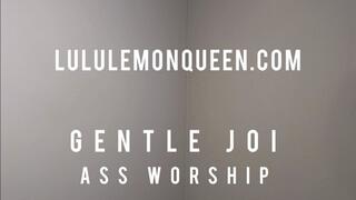 gentle joi - lululemon ass worship