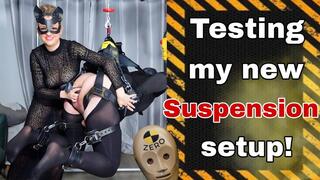 Femdom Suspension Bondage Demo!