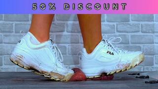 Trampling The Cum From His Balls In My Dirty Fila Disruptors - Ultimate Cam - 50% DISCOUNT - A134ULT