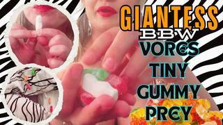 Curvy Sole Goddess - Giantess BBW Vores Tiny Gummy Prey