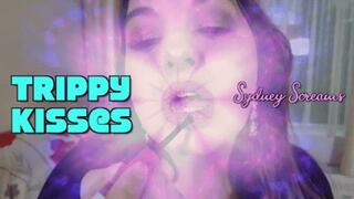Trippy Kisses - You're Weak & Obsessed with Sydney Screams' Mesmerizing Glossy Lipstick Kisses - HD 1080 MP4