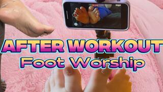 After WorkOut Foot Worship