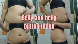 Belly and belly button fetish