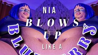 Nia Blows Up Like a Blueberry